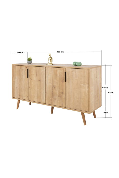 Hanah Home Sırma 4514 Consola Roble Zafiro